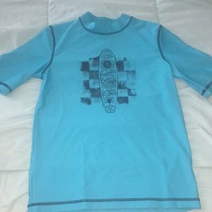 🏊‍♂️ Kids Short Sleeve Rash Guard - L (12/14)